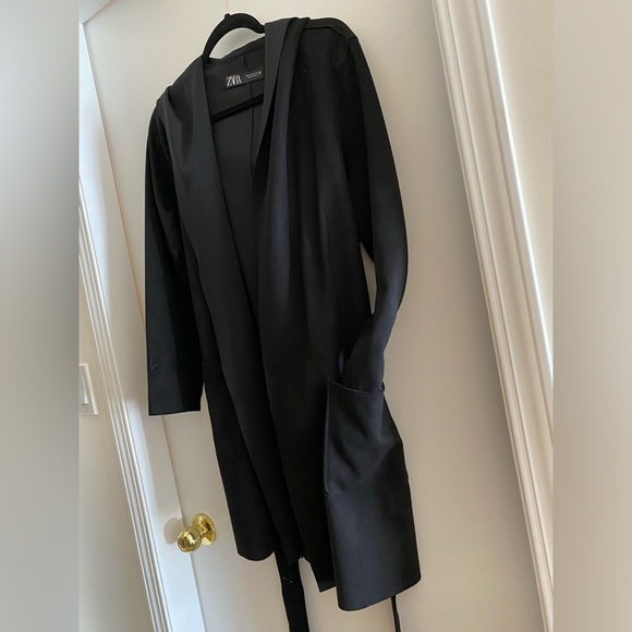 Faux suede trench jacket - Picture 10 of 11